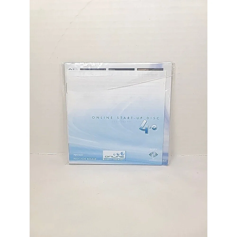 Brand NEW SEALED SONY PS2 PlayStation 2 Online Start-Up Disc Ver. 4.